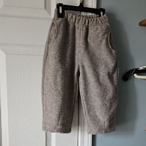 Zara Kids Gray Wool Blend Trousers